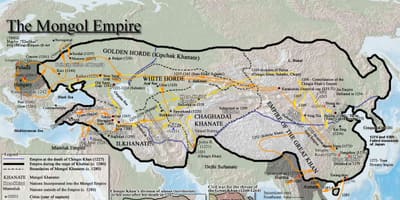 Mongolian historia kartta
